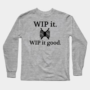 Crochet • WIP It Good Craft Humor Long Sleeve T-Shirt